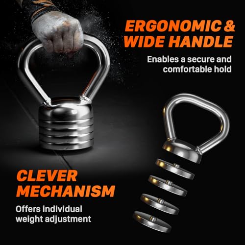 Northdeer Adjustable Kettlebell Set for Home Workouts and Strength Training
| Perfect Adjustable Kettlebell Set for Ver